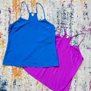 J. crew racerback tanks